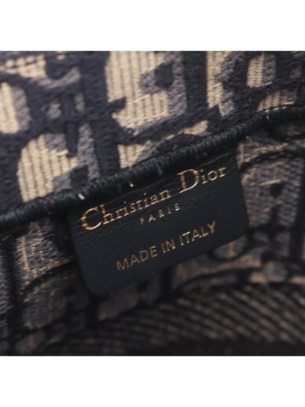 Dior Tote Book Navy Canvas - Picture 4 of 8